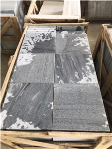 Dark Crystallized Marble Sanded Tiles