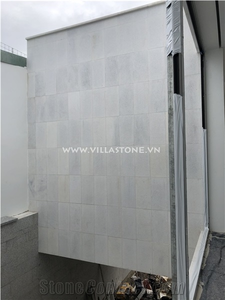 Light Crystallized Bluestone Bush-Hammered For Wall, Floor