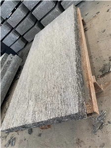 Nero Santiago Granite Stone Steps,Split Edge Steps