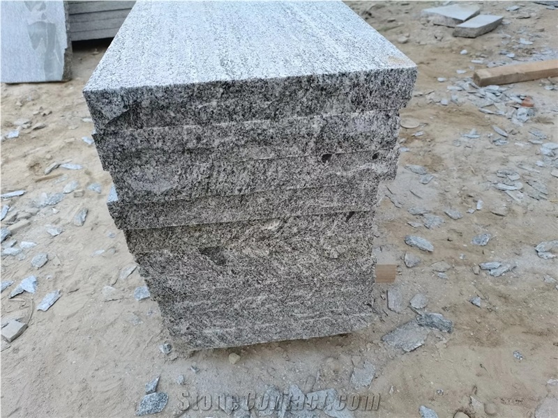Nero Santiago Granite Stone Steps,Split Edge Steps
