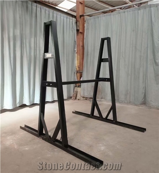 A Frame Metal Transport Stand For Big Slab Stone