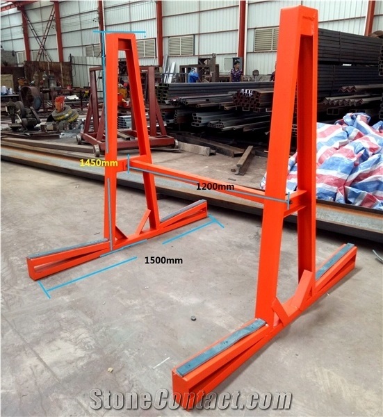 A Frame Metal Transport Stand For Big Slab Stone