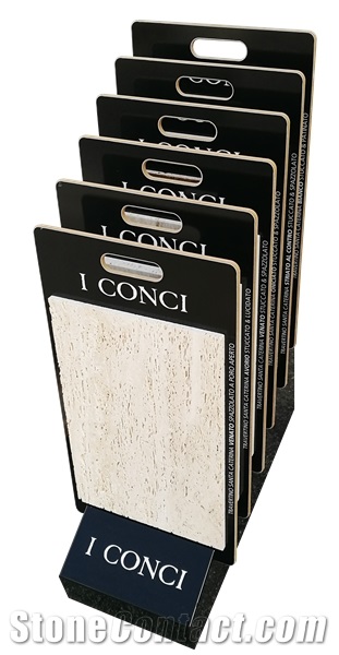 Floor  Wood Display Stand For Waterfall Tiles