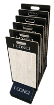 Floor  Wood Display Stand For Waterfall Tiles