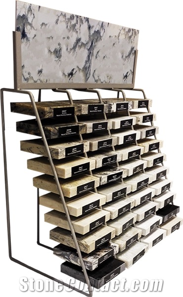 Metal Table Stand Waterfall Display Rack Stand