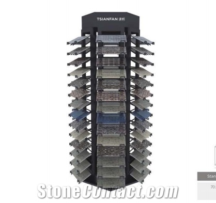 Rotatable Tile And Stone Sample Display Rack