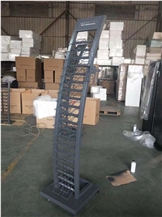 The Display Rack For Stone Sample With Wheels The Display Rack For Stone Sample With Wheels
