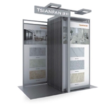 Tile Sliding Display Rack With LED Light