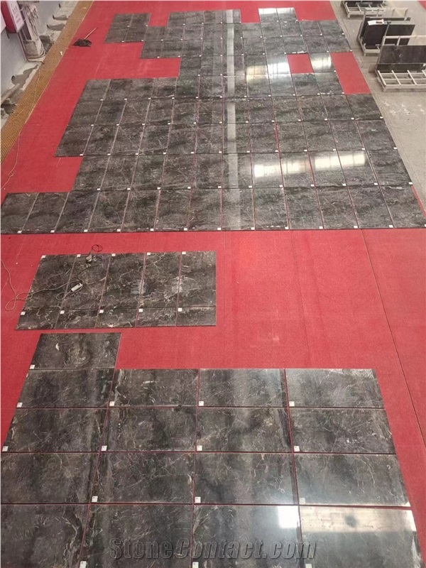 Turkey Hermes Gold Marble Polished Stair Treads
