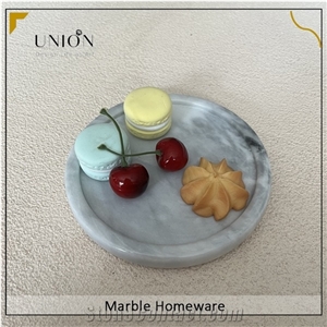 Decorative Tray Polish Marble Fruit Tray