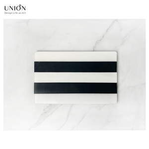 UNION DECO Marble Board Natural Stone Cutting Cheese Tray