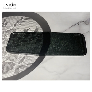 UNION DECO Natural Marble Tray Storage Serving Tray