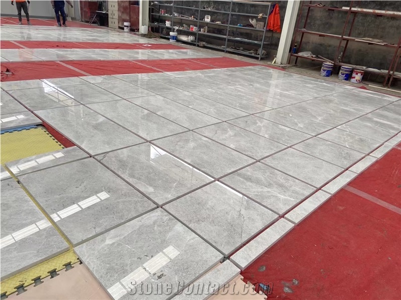 Tundra Grey Marble Tiles Grey Emperador Marble Slabs
