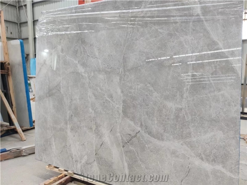 Tundra Grey Marble Tiles Grey Emperador Marble Slabs