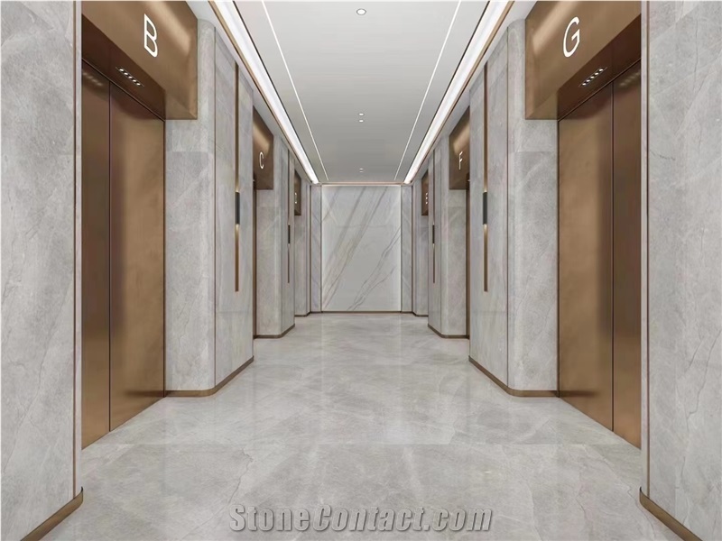 Tundra Grey Marble Tiles Grey Emperador Marble Slabs