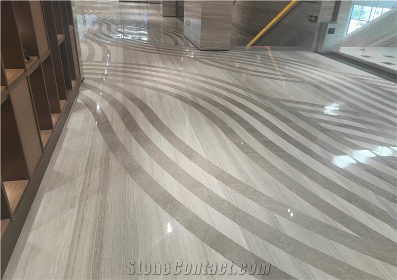 White Wood Grain Marble Tiles Timber White Marble Pattern