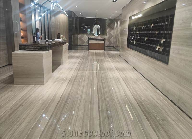 White Wood Grain Marble Tiles Timber White Marble Pattern