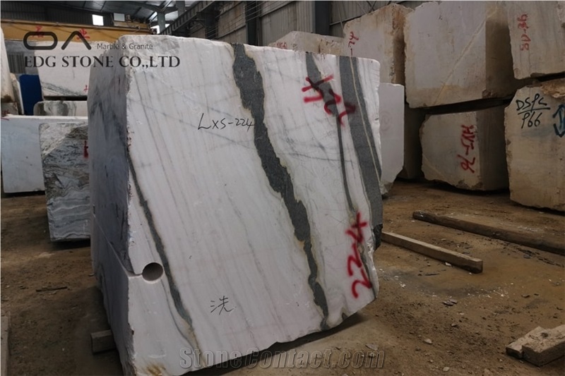China Panda White Marble Block