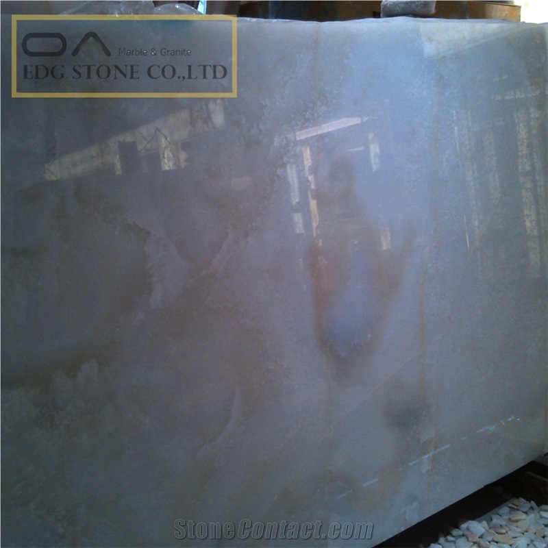 Snow White Onyx, Afghan White Onyx Slabs