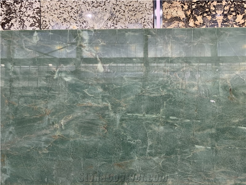 Verde Smeralda Quartzite, Esmeralda Bahia Quartzite Slabs