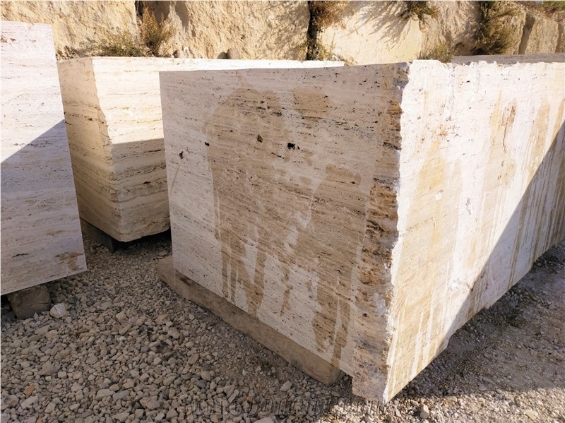 Classic Beige Travertine Blocks