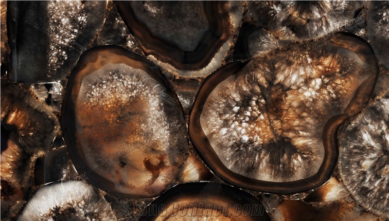Agate Atena Dark Giant Semiprecious Stone