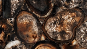 Agate Atena Dark Giant Semiprecious Stone