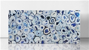 Agate Blue Giant Semiprecious Stone Slabs