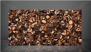 Agate Chocolate Semiprecious Stone- Agate Chocolate Backlit