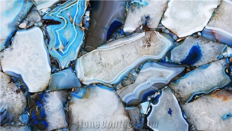 Agate Delta Light Semiprecious Stone