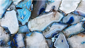 Agate Delta Light Semiprecious Stone