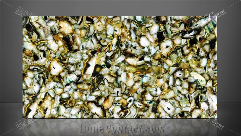 Agate Delta Light Semiprecious Stone