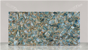 Agate Green Semiprecious Stone Slabs