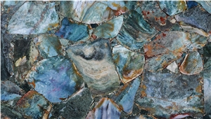Agate Green Semiprecious Stone Slabs