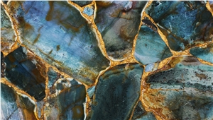 Agate Green Semiprecious Stone Slabs