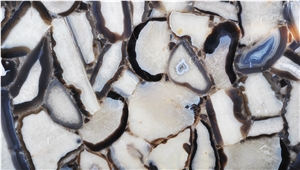 Agate Grey Iregular Shapes Semiprecious Stone