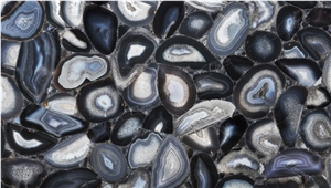 Agate Grey Semiprecious Stone Slabs