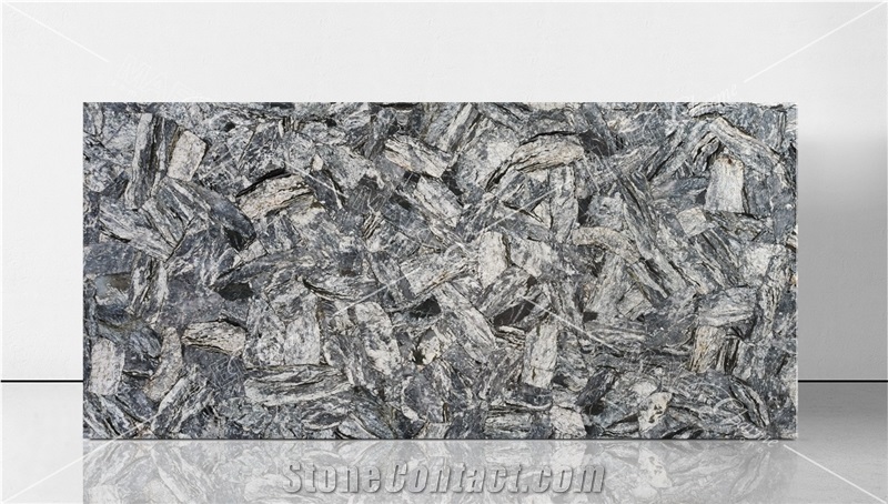 Agate Opal Grey Semiprecious Stone