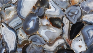 Agate Rubane Semiprecious Stone Slabs