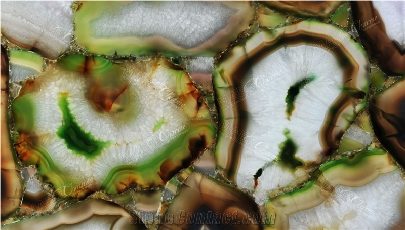 Agate Sabara Light Giant Semiprecious Stone