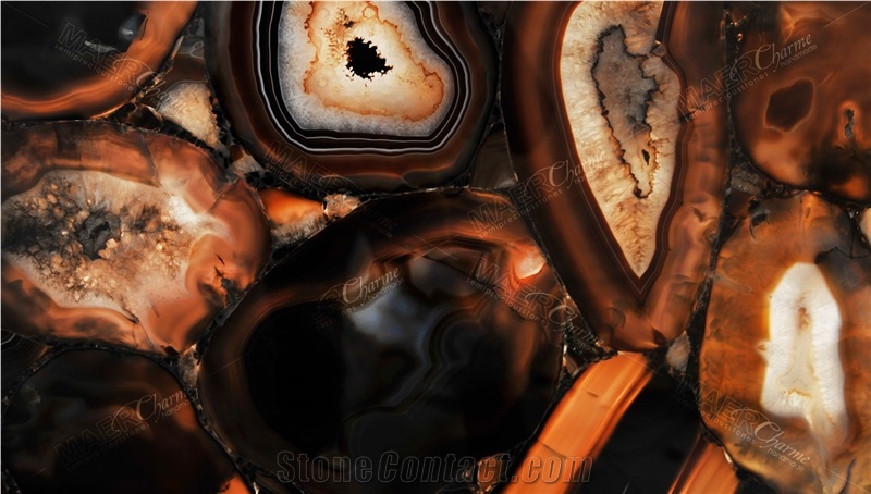 Agate Umbra Giant Semiprecious Stone