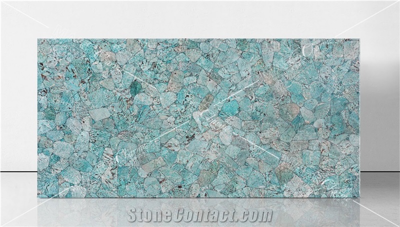 Amazonite Semiprecious Stone Slabs