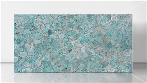 Amazonite Semiprecious Stone Slabs