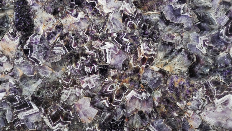 Amethyst Light Semiprecious Stone