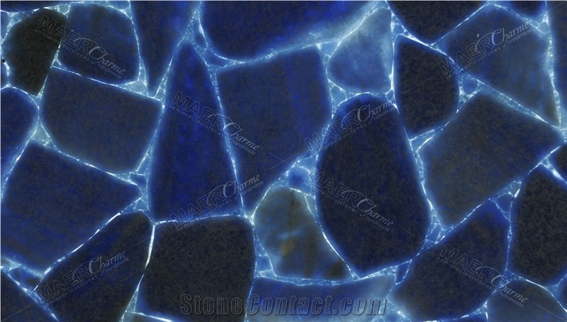 Calcite Blue Semiprecious Stone