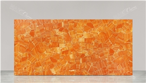 Calcite Orange Semiprecious Stone