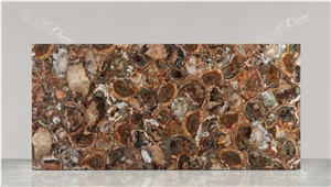 Petrified Wood Green Semiprecious Stone Slabs