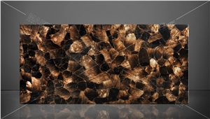 Quartz Smoky Very Dark Semiprecious Stone