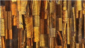 Tiger Eye Gold Semiprecious Stone