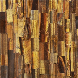 Tiger Eye Gold Semiprecious Stone